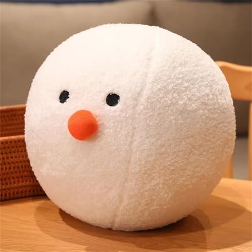 Herfair Schneemänner Plüschtier Kuscheltier, Schneebälle Stofftier Schneebälle Plüsch Spielzeug Plüschpuppen Weich Kissen Geschenk Kinderspielzeug (20cm) von Herfair