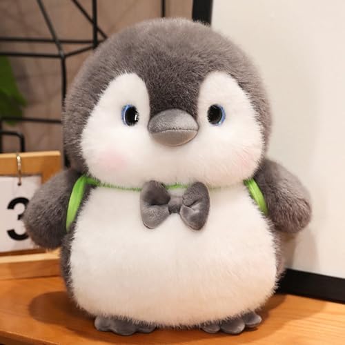 Herfair Süßer Pinguin Kuscheltier, Süßes Kuscheltier Plüsch Pinguin mit Rucksack, Pinguin Stofftier Plüschtier, Plüschpinguin Geschenke Kinder Spielzeug (20cm,Bruder Pinguin) von Herfair