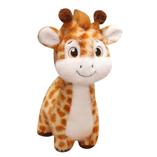 Niedliche Hirsche Plüschtier Baby-Giraffe Kuscheltier Stofftier, Giraffe Plüsch Spielzeug Giraffe Plüschpuppen Weich Kissen Dekokissen Geschenk Kinderspielzeug (50CM) von Herfair