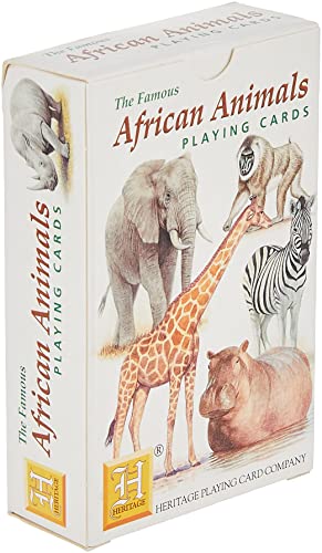 African Animals Playing Cards von Heritage Playing Cards