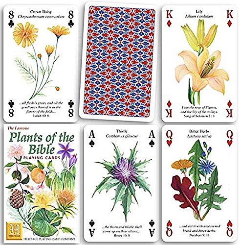 Erbe-spielen Karten: Pflanzen von die Bibel-Spielkarten von Heritage Playing Cards