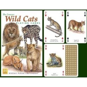 Erbe-spielkarten. Wilde Katzen Spielzeug] von Heritage Playing Cards