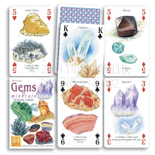 Gems & Minerals Playing Cards von Heritage Playing Cards