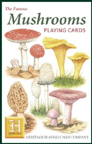 Heritage Playing Cards - Mushroom varieties Playing Cards by Heritage Playing Cards von Heritage Playing Cards