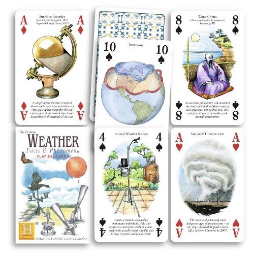 Heritage Playing Cards - Weather Facts and Phenomena Playing Cards von Heritage Playing Cards