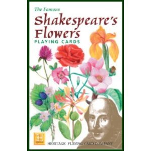 Heritage Spielkarten: Shakespeares Blumen Spielkarten von Heritage Playing Cards