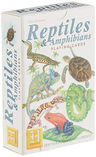 Reptiles & Amphibians Playing Cards von Heritage Playing Cards