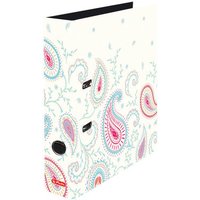 HERLITZ 10316412 Ordner maX.file A4 8cm Paisley White von Herlitz