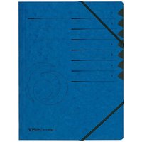 HERLITZ 10843050 Ordnungsmappe 1-7 Colorspan blau von Herlitz