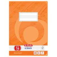 HERLITZ 3321403 Notenheft A5 8 Blatt Lineatur 14 FSC Mix von Herlitz