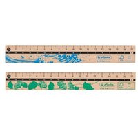 HERLITZ 50033614 Lineal 17cm, aus Holz, FSC 100% von Herlitz