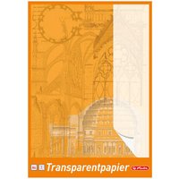 HERLITZ 696401 Transparentpapierblock A4 30 Blatt von Herlitz