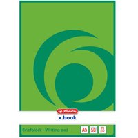 HERLITZ 717504 Briefblock A5 50 Blatt blanko von Herlitz