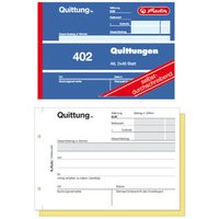 HERLITZ 886622 Quittungsblock A6 402 2x40 Blatt selbstdurchschreibend von Herlitz