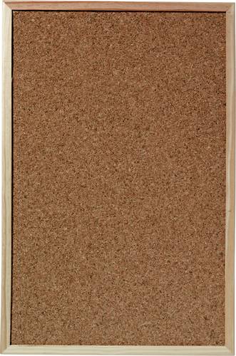 Herlitz 1600030 Korkpinnwand Holz Kork 400mm x 600mm von Herlitz