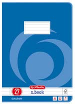 herlitz Schulheft x.book, DIN A4, Lineatur 21 / liniert VE=1 [Office Product] von Herlitz