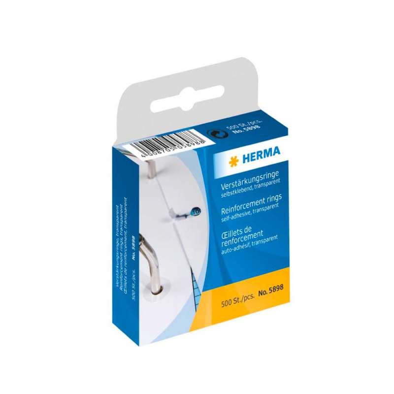 HERMA Lochverstärkungsringe 500 Stück, Sets Einzeln, Farbe farblos HERMA Lochverstärkungsringe 500 Stück, Sets Einzeln, Farbe farblos von Herma