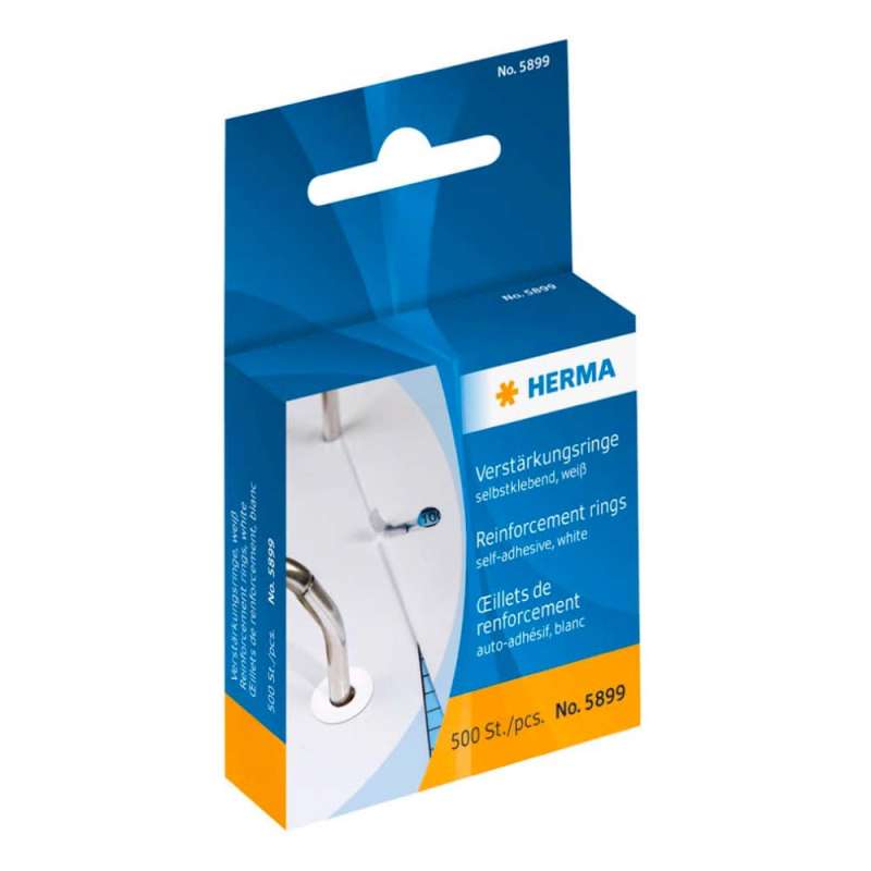 HERMA Lochverstärkungsringe 500 Stück, Sets Einzeln, Farbe weiß HERMA Lochverstärkungsringe 500 Stück, Sets Einzeln, Farbe weiß von Herma