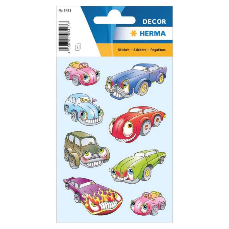 HERMA Sticker, Themenwelten Fahrzeuge, HERMA Motive Autos HERMA Sticker, Themenwelten Fahrzeuge, HERMA Motive Autos von Herma