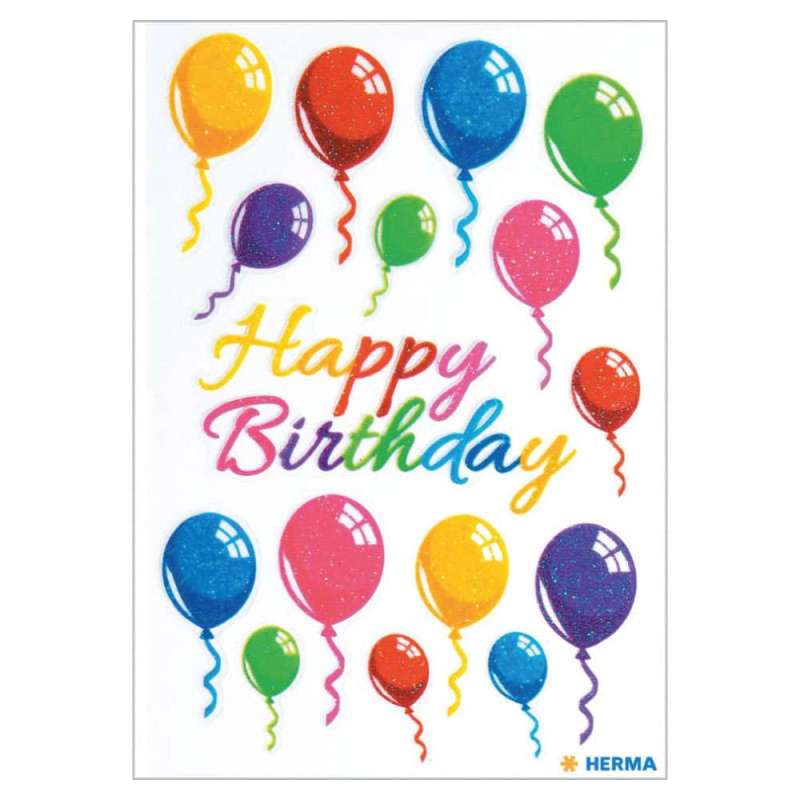 HERMA Sticker, Themenwelten Festtage, HERMA Motive Bunte Luftballons HERMA Sticker, Themenwelten Festtage, HERMA Motive Bunte Luftballons von Herma