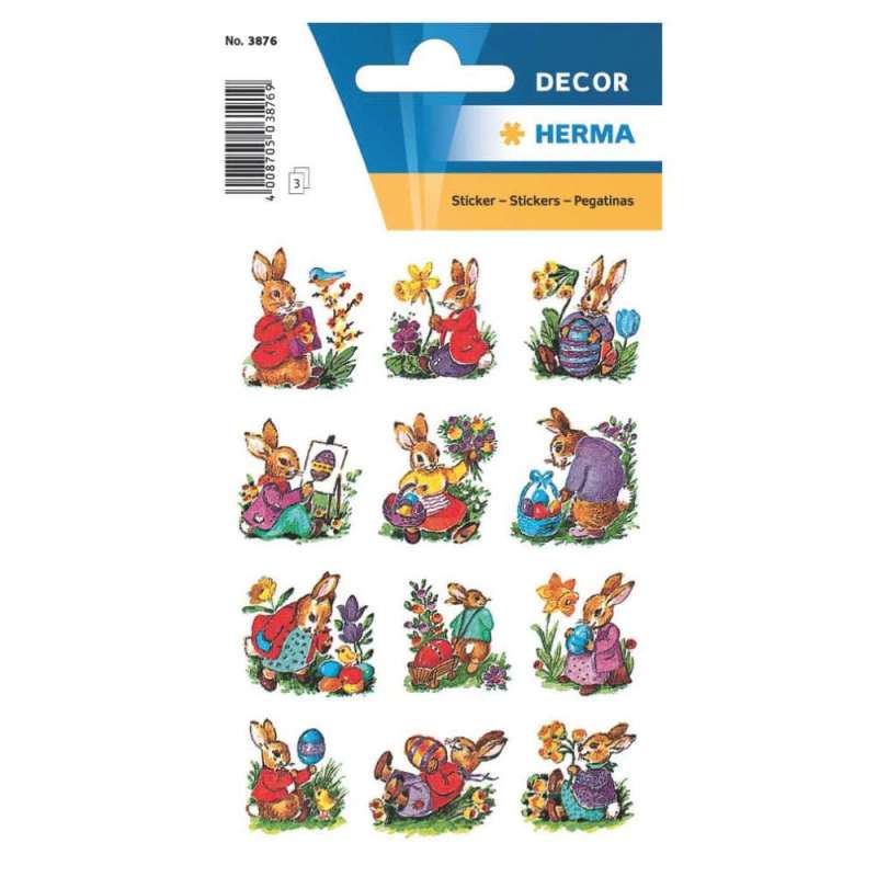 HERMA Sticker, Themenwelten Festtage, HERMA Motive Hasen nostalgisch HERMA Sticker, Themenwelten Festtage, HERMA Motive Hasen nostalgisch von Herma