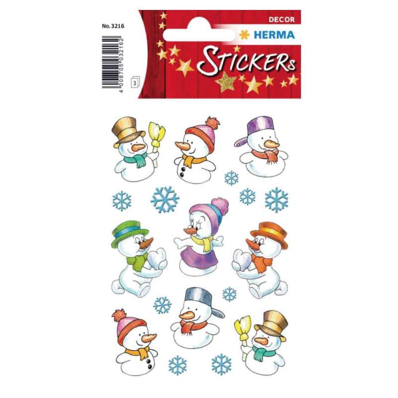 HERMA Sticker, Themenwelten Festtage, HERMA Motive Schneemänner HERMA Sticker, Themenwelten Festtage, HERMA Motive Schneemänner von Herma
