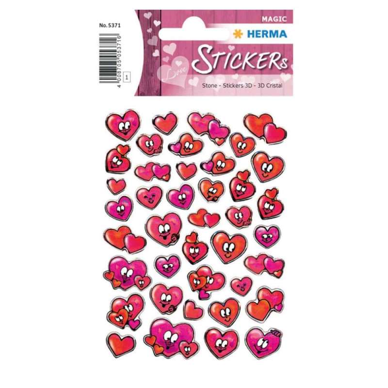 HERMA Sticker, Themenwelten Muster/Symbole, HERMA Motive Herzaugen HERMA Sticker, Themenwelten Muster/Symbole, HERMA Motive Herzaugen von Herma