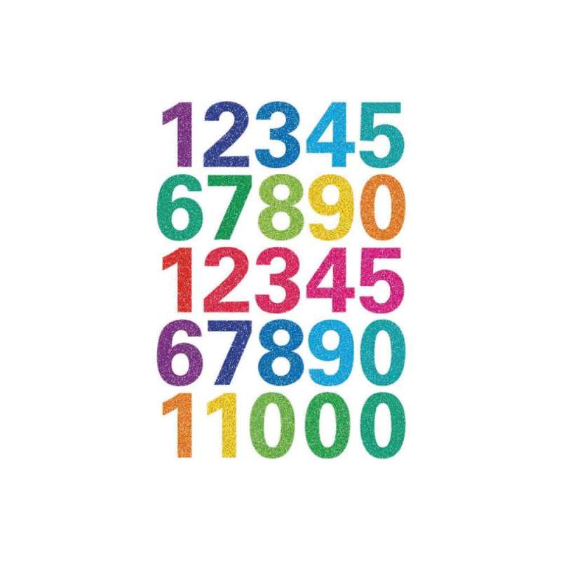 HERMA Sticker, Themenwelten Muster/Symbole, HERMA Motive Zahlen glittery HERMA Sticker, Themenwelten Muster/Symbole, HERMA Motive Zahlen glittery von Herma