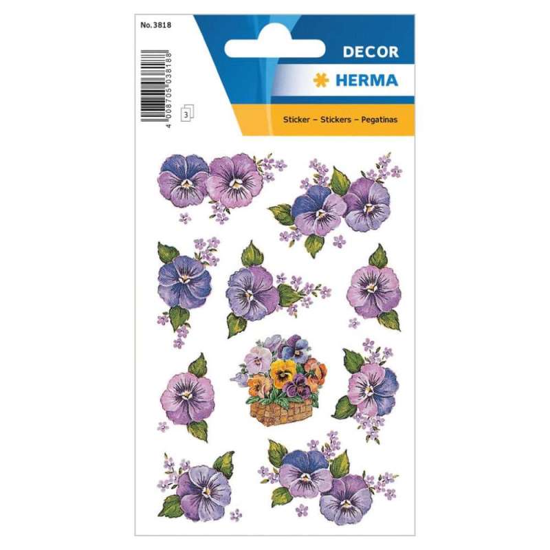 HERMA Sticker, Themenwelten Natur, HERMA Motive Stiefmütterchen HERMA Sticker, Themenwelten Natur, HERMA Motive Stiefmütterchen von Herma