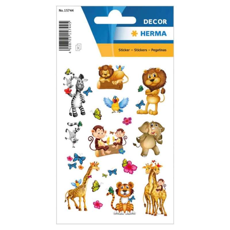 HERMA Sticker, Themenwelten Tiere, HERMA Motive Dschungel HERMA Sticker, Themenwelten Tiere, HERMA Motive Dschungel von Herma