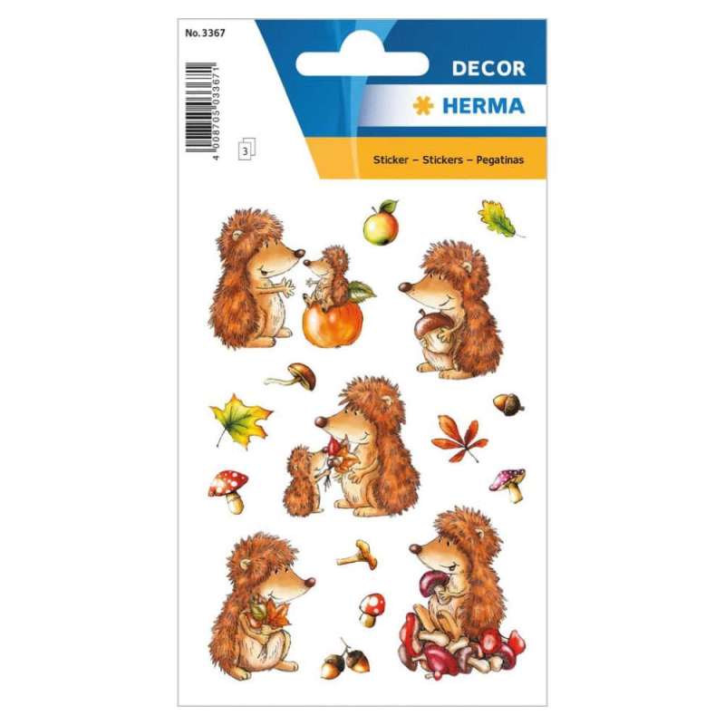 HERMA Sticker, Themenwelten Tiere, HERMA Motive Igel HERMA Sticker, Themenwelten Tiere, HERMA Motive Igel von Herma