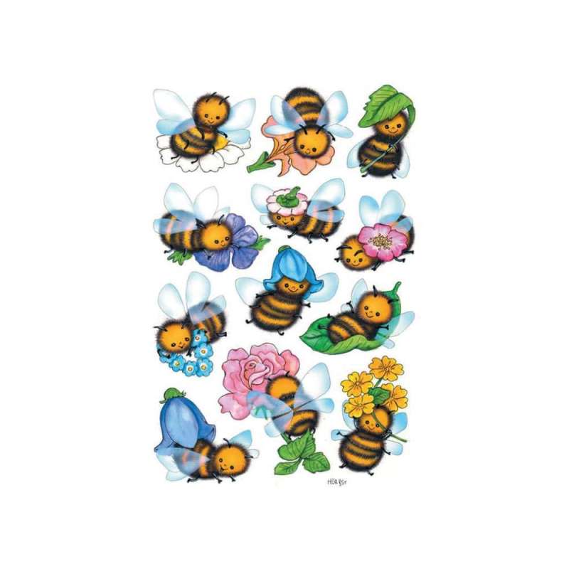 HERMA Sticker, Themenwelten Tiere, HERMA Motive Lustige Bienen HERMA Sticker, Themenwelten Tiere, HERMA Motive Lustige Bienen von Herma