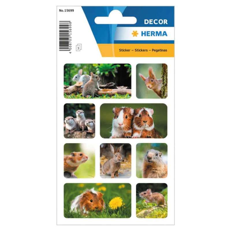 HERMA Sticker, Themenwelten Tiere, HERMA Motive Nagetiere HERMA Sticker, Themenwelten Tiere, HERMA Motive Nagetiere von Herma