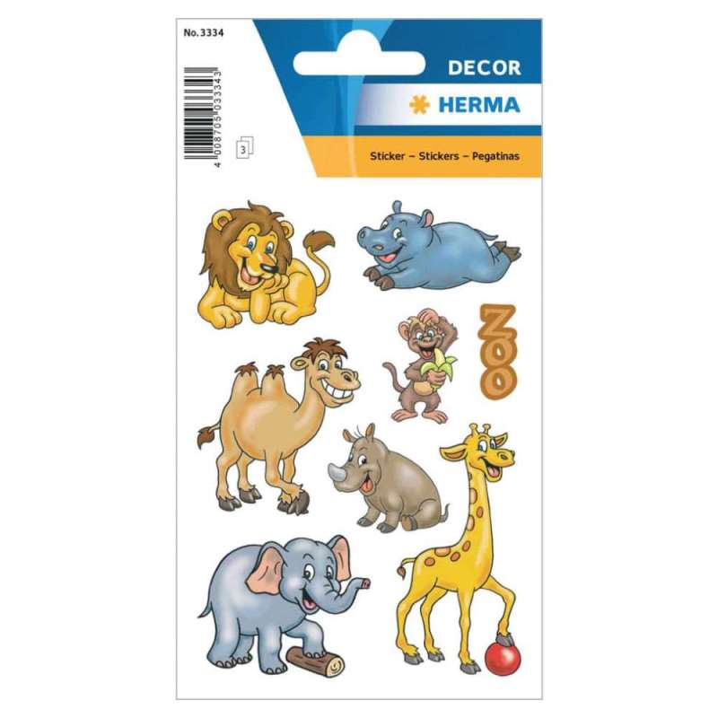 HERMA Sticker, Themenwelten Tiere, HERMA Motive Zootiere HERMA Sticker, Themenwelten Tiere, HERMA Motive Zootiere von Herma