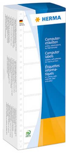 Herma 8211 Endlos-Etiketten 88.9 x 35.7mm Papier Weiß 4000 St. Permanent haftend Matrix-/Nadeldruck von Herma