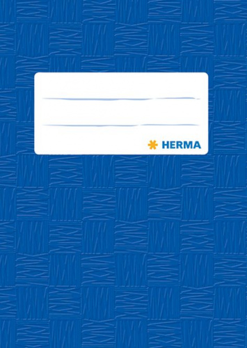 Herma Heftumschlag Plastik A6 Blau 7403 (Heftschoner) von Herma