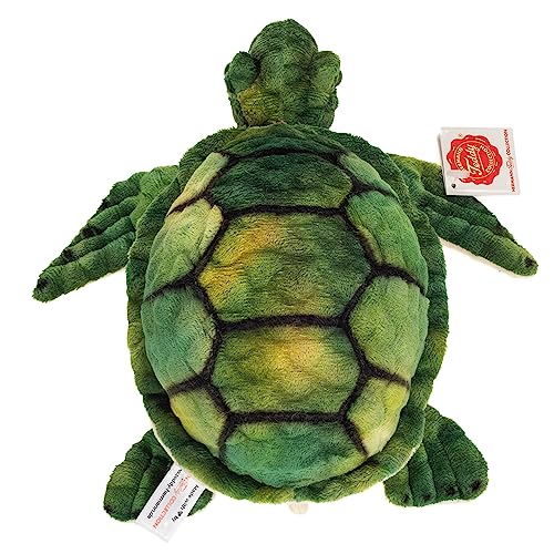 Teddy Hermann 90034 Wasserschildkröte 23 cm, Kuscheltier, Plüschtier mit recycelter Füllung von Hermann Teddy