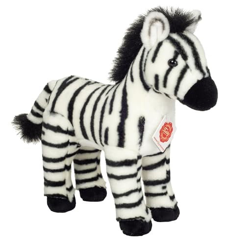 Teddy Hermann 90482 Zebra 25 cm, Kuscheltier, Plüschtier mit recycelter Füllung von Hermann Teddy