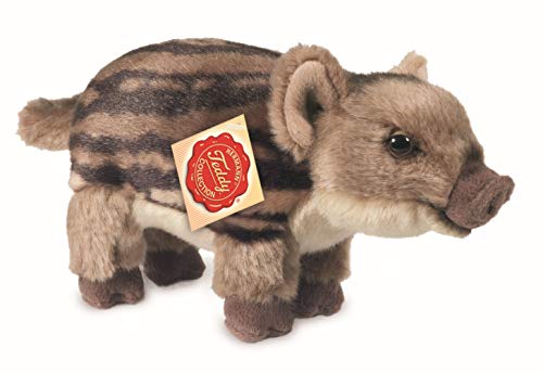 Teddy Hermann 90832 Wildschweinfrischling 22 cm, Kuscheltier, Plüschtier mit recycelter Füllung von Hermann Teddy