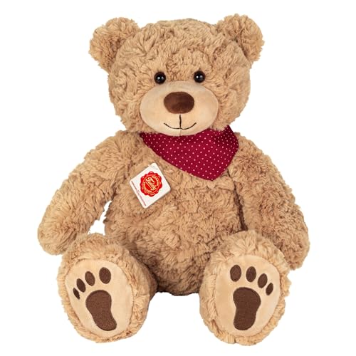 Teddy Hermann 91328 Teddy Chilly mit Halstuch 40 cm, Kuscheltier, Plüschtier von Hermann Teddy