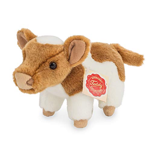 Teddy Hermann 91716 Kuh stehend 17 cm, Kuscheltier, Plüschtier von Hermann Teddy