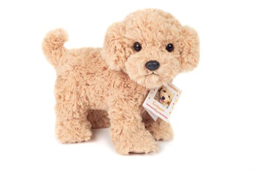 Teddy Hermann 91963 Cockapoo stehend 23 cm, Kuscheltier, Plüschtier mit recycelter Füllung, Sonderedition Lieblingshunde von Hermann Teddy