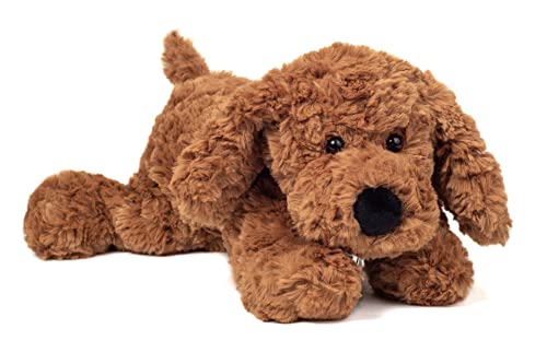 Teddy Hermann 91974 Schlenkerhund braun 28 cm, Kuscheltier, Plüschtier von Hermann Teddy