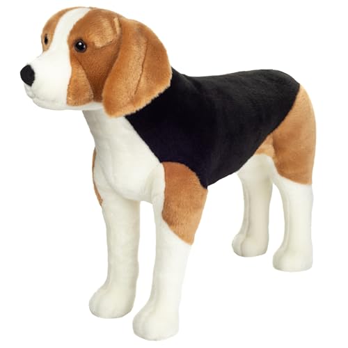 Teddy Hermann 91989 Beagle stehend 60 cm, Kuscheltier, Plüschtier von Hermann Teddy