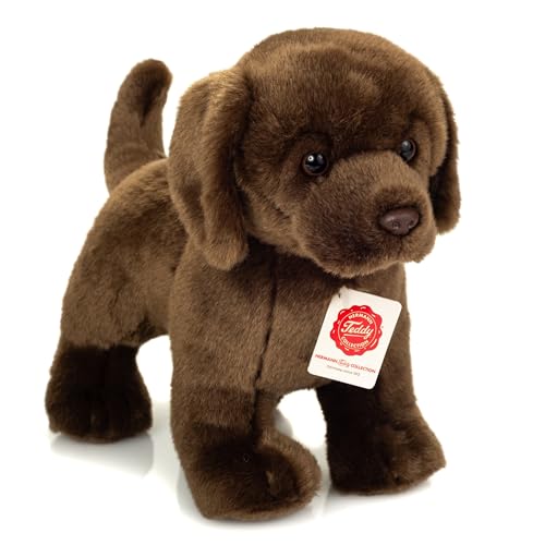 Teddy Hermann 91997 Labrador braun stehend 30 cm, Kuscheltier, Plüschtier von Hermann Teddy