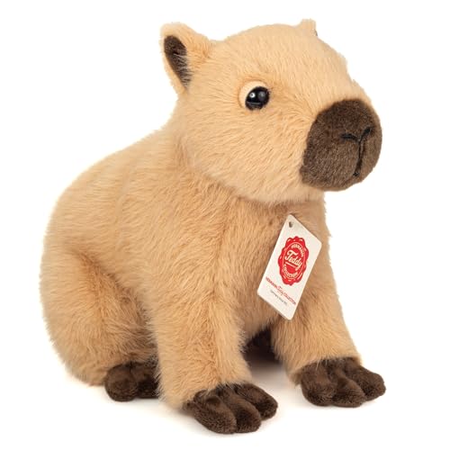 Teddy Hermann 92344 Capybara 25 cm, Kuscheltier, Plüschtier von Hermann Teddy