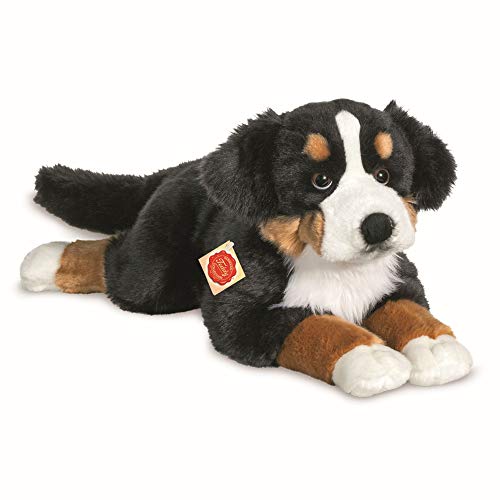 Teddy Hermann 92781 Hund Berner Sennenhund 60 cm, Kuscheltier, Plüschtier mit recycelter Füllung von Hermann Teddy