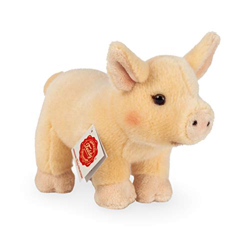 Teddy Hermann 93031 Schwein stehend 20 cm, Kuscheltier, Plüschtier von Hermann Teddy