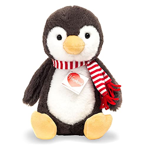 Teddy Hermann 93935 Pinguin Pancho 23 cm, Kuscheltier, Plüschtier von Hermann Teddy