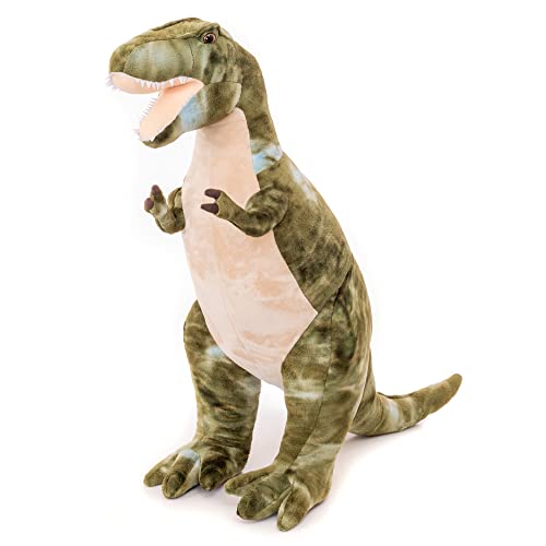 Teddy Hermann 94508 Dinosaurier T-Rex stehend 80 cm, Kuscheltier, Plüschtier mit recycelter Füllung von Hermann Teddy